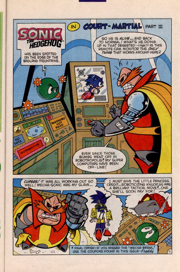 Sonic - Archie Adventure Series November 1996 Page 13
